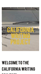 Mobile Screenshot of californiawritingproject.org